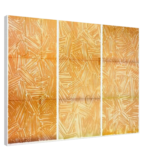 Jasper Johns - USUYUKI 1979 Canvas - 20x30 cm / 8x12 inches-canvas