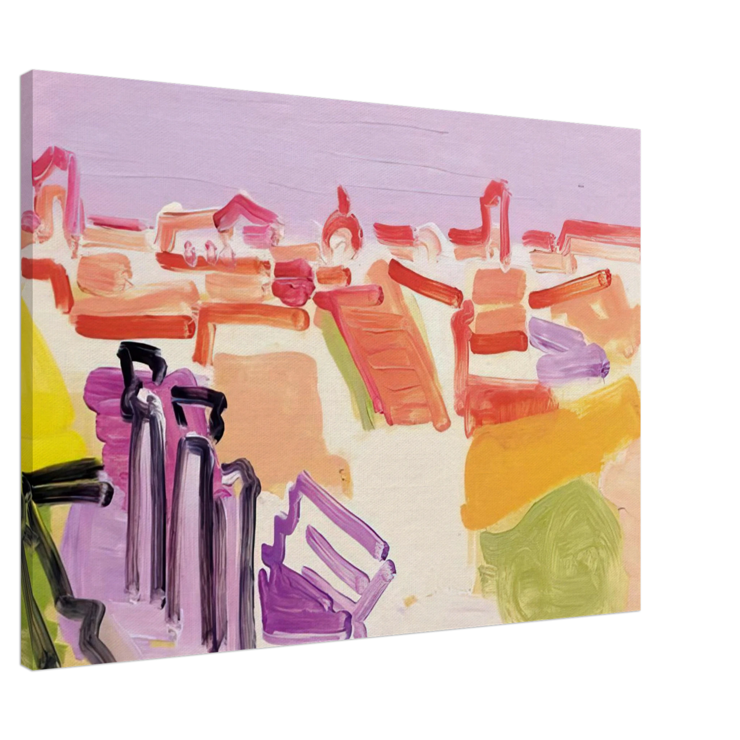 Charles Lapicque - Untitled - Fauvism Canvas - 20x30 cm / 8x12 inches-canvas