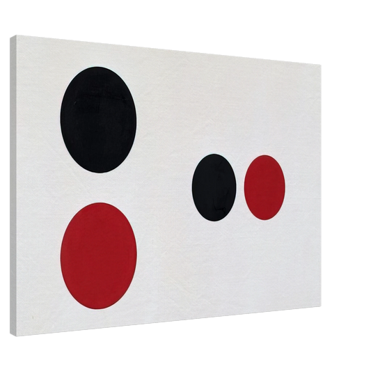 Alexander Liberman - Revolving - 1959 Canvas - 20x30 cm / 8x12 inches-canvas