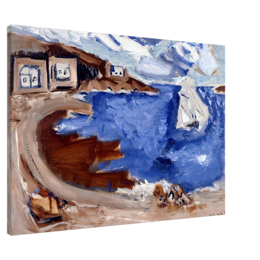 John Marin - From Seeing Cape Split - 1935 Canvas - 20x30 cm / 8x12 inches-canvas