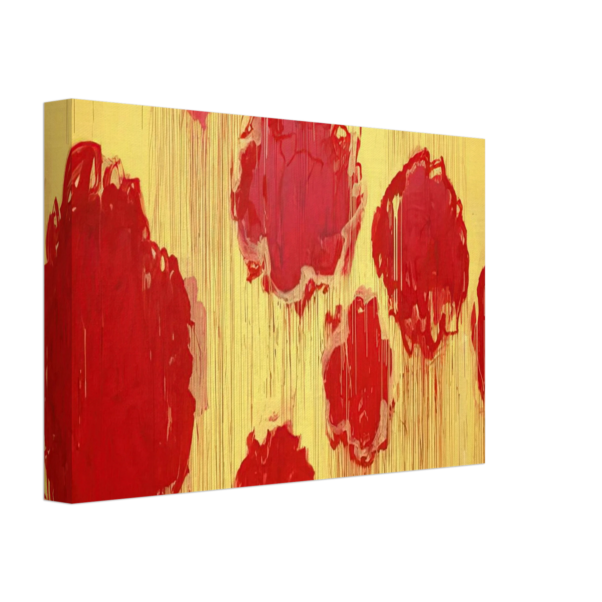 Cy Twombly - Untitled  Peonias series  Canvas - 70x100 cm / 28x40 inches-canvas