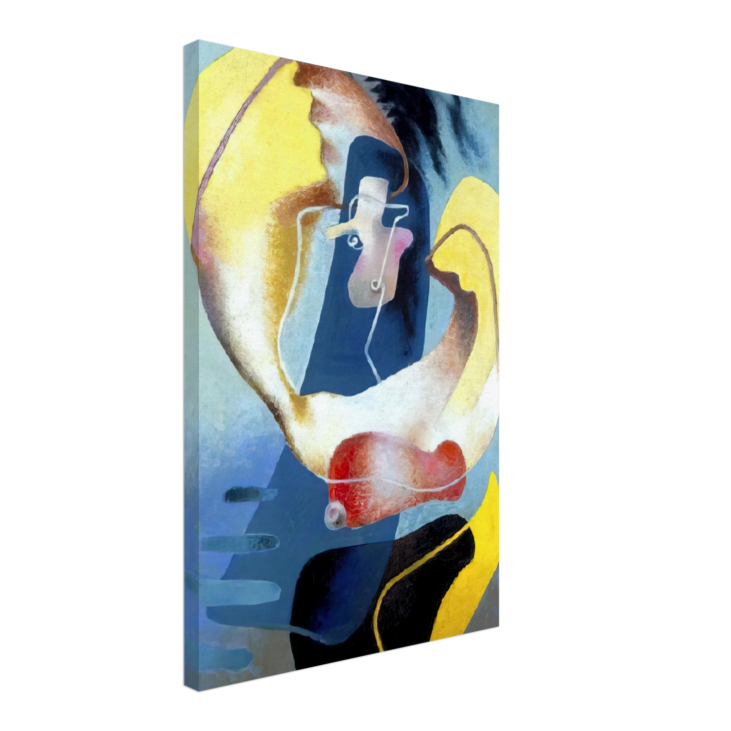 Enrico Prampolini - THE FIGURE IN SPACE 1937 Canvas - 70x100 cm / 28x40 inches-canvas