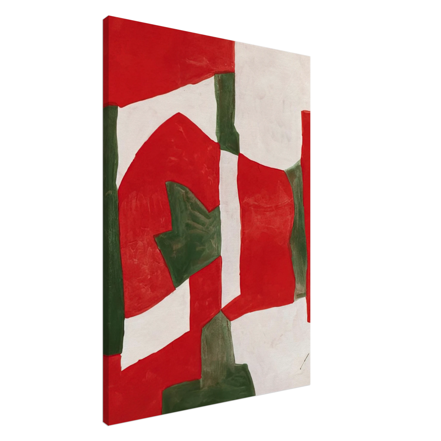 Serge Poliakoff - Untitled - Tachisme Canvas - 20x30 cm / 8x12 inches-canvas