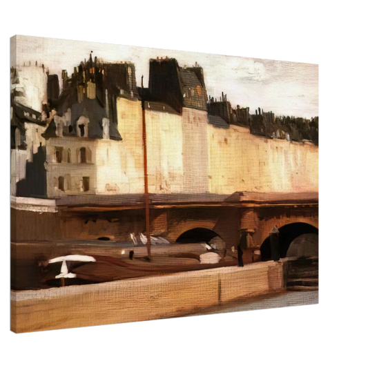 Edward Hopper - Ecluse de la Monnaie Canvas - 20x30 cm / 8x12 inches-canvas