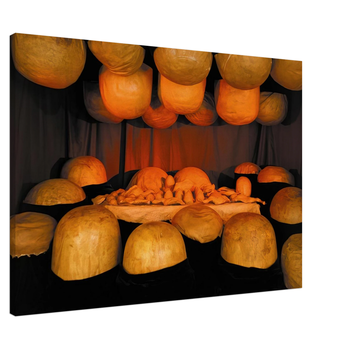 Louise Bourgeois - THE DESTRUCTION OF THE FATHER 1974 Canvas - 20x30 cm / 8x12 inches-canvas