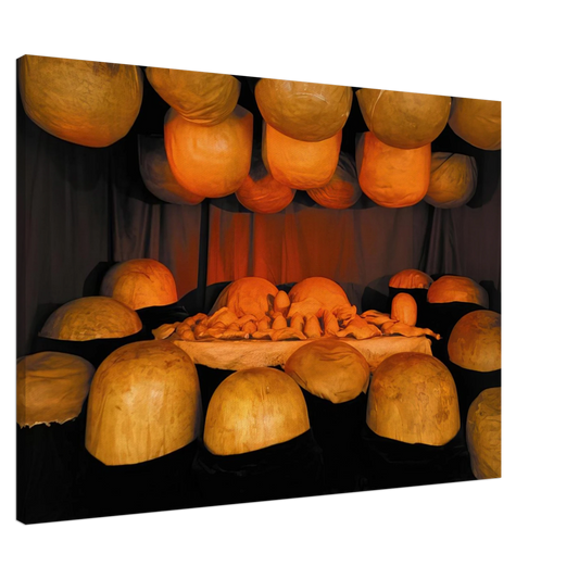 Louise Bourgeois - THE DESTRUCTION OF THE FATHER 1974 Canvas - 20x30 cm / 8x12 inches-canvas