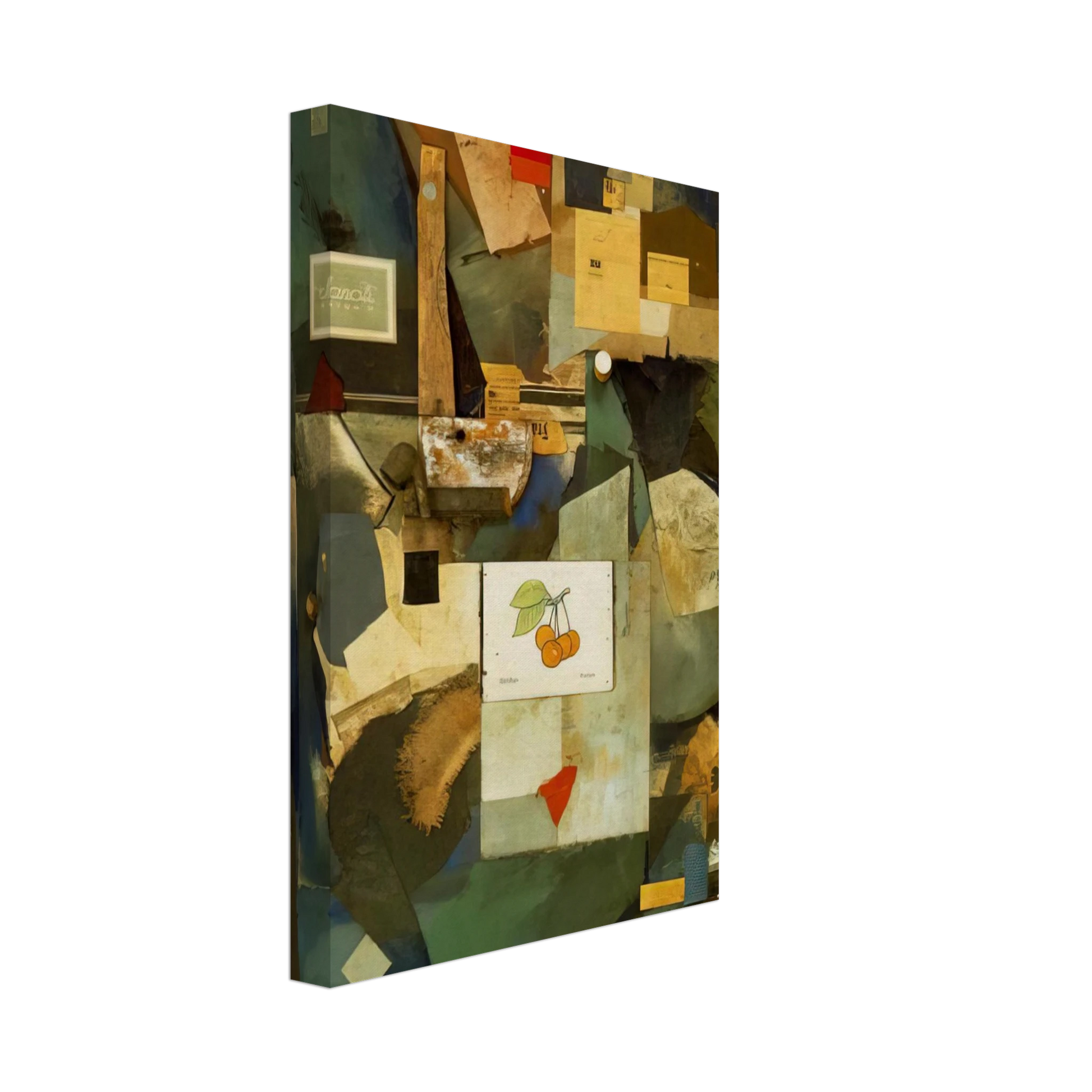 Kurt Schwitters - CHERRY PICTURE 1921 Canvas - 40x60 cm / 16x24 inches-canvas