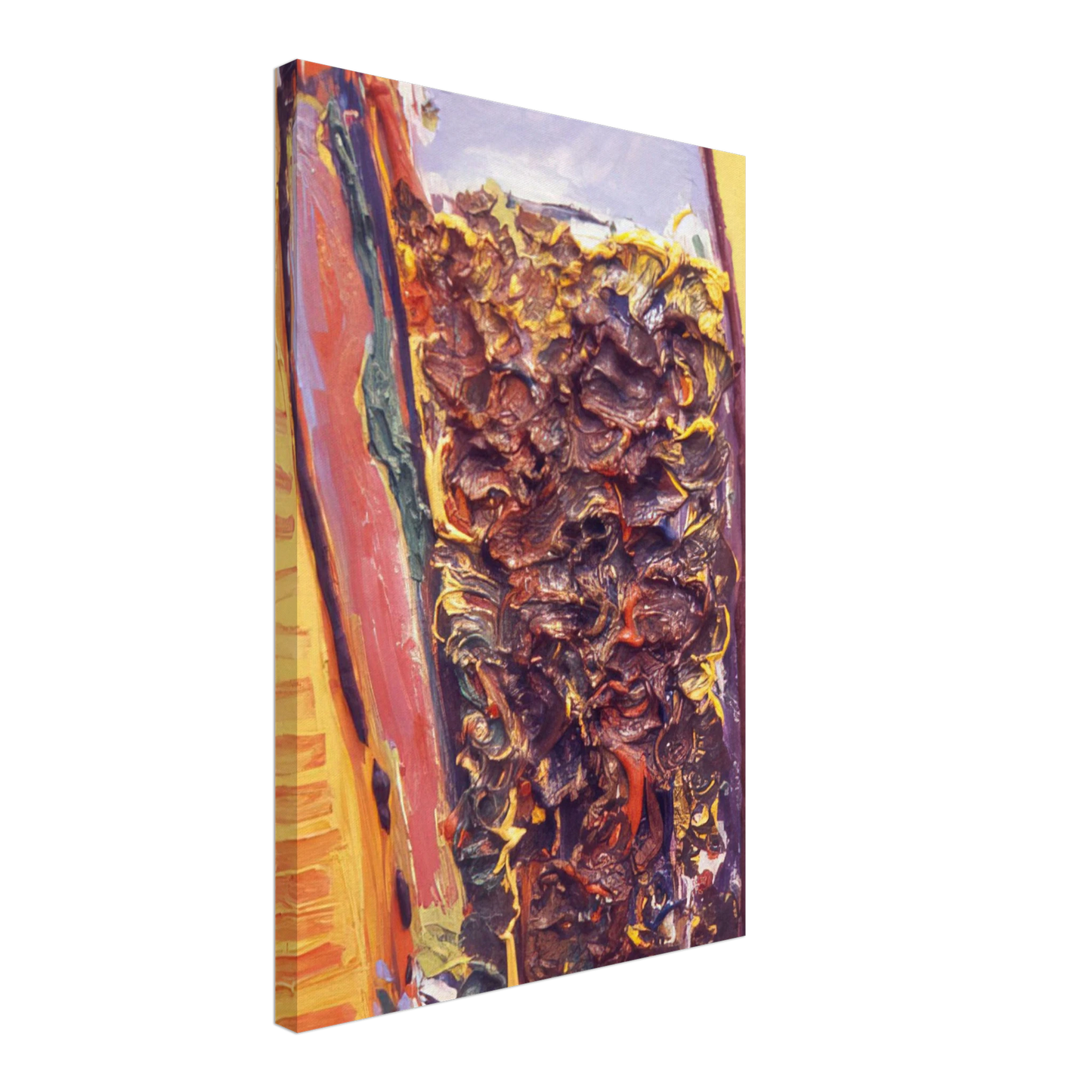 Ronnie Landfield - For Vincent Van Gogh - 1972 Canvas - 70x100 cm / 28x40 inches-canvas