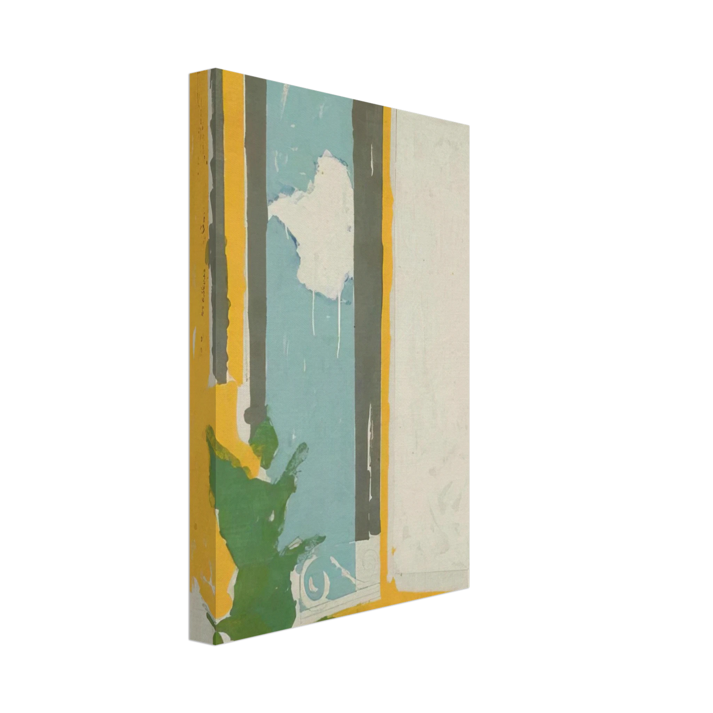 Mario Schifano - Interno  Esterno - 1976 Canvas - 40x60 cm / 16x24 inches-canvas