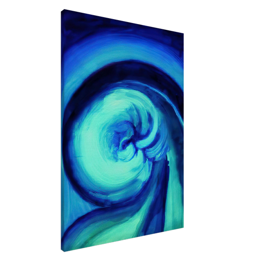 Georgia O'Keeffe - Blue I Canvas - 20x30 cm / 8x12 inches-canvas