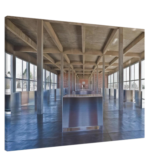 Donald Judd - Untitled 100 Untitled Works in Mill Aluminium - 1986 Canvas - 20x30 cm / 8x12 inches-canvas