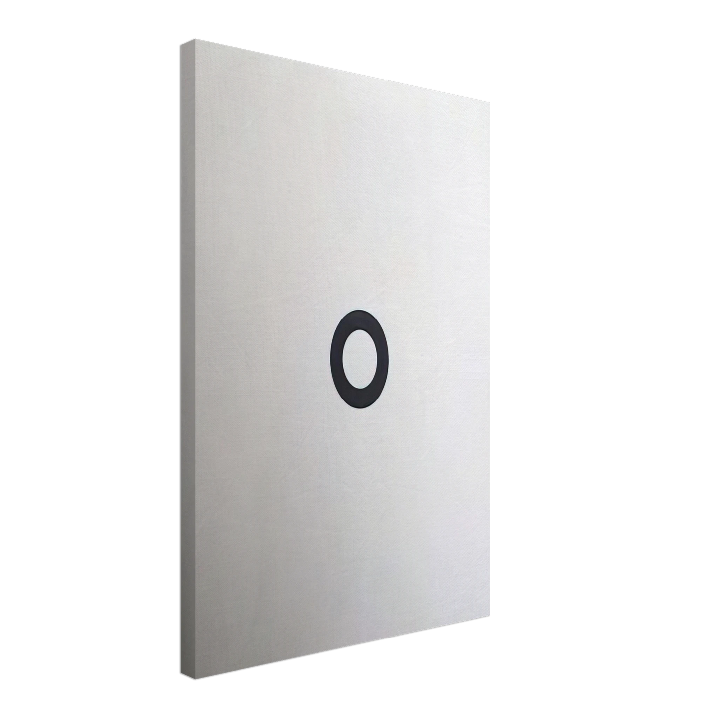 Daniel Buren - Cercle noir sur fond blanc - 1967 Canvas - 40x60 cm / 16x24 inches-canvas