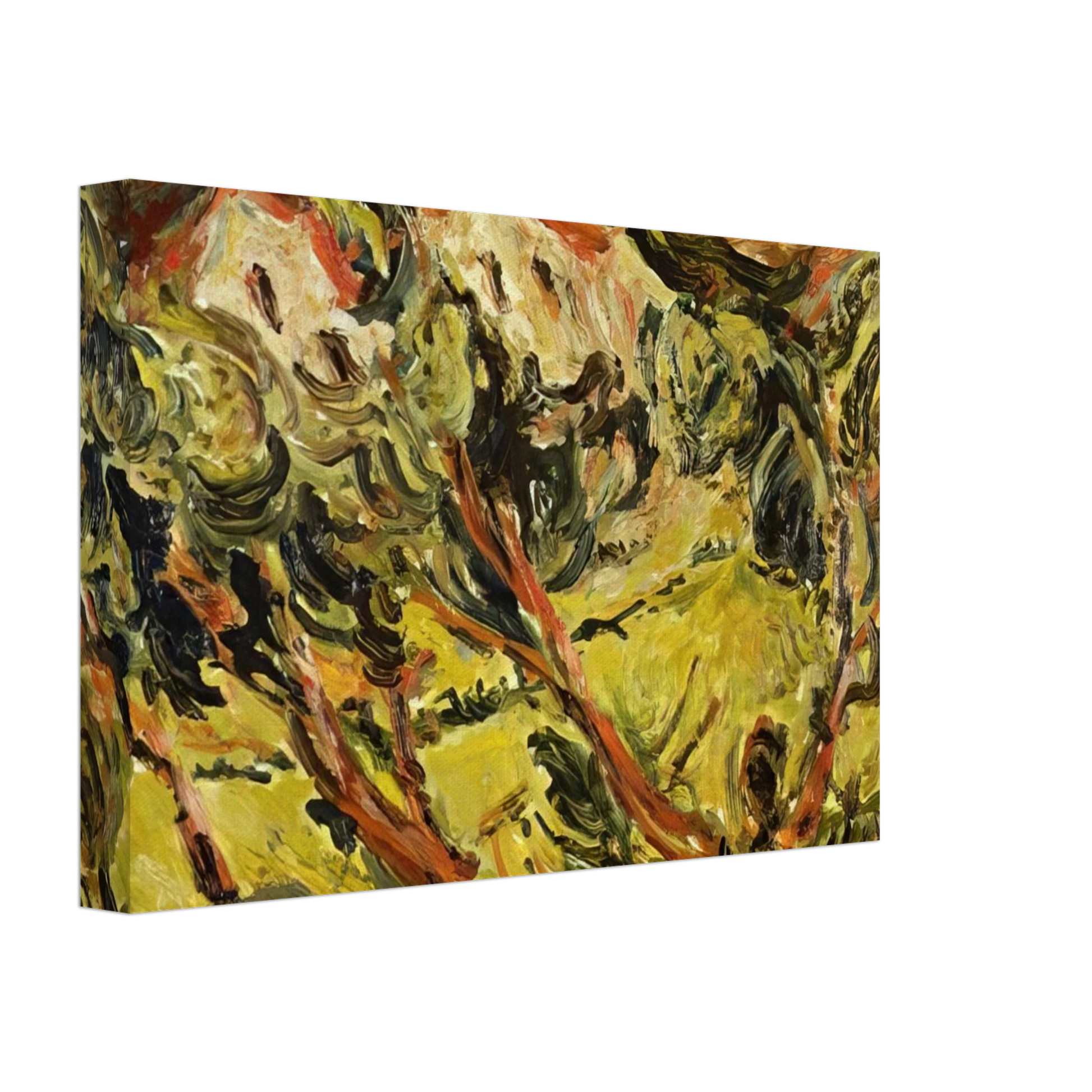 Chaim Soutine - CERET LANDSCAPE 1 Canvas - 40x60 cm / 16x24 inches-canvas