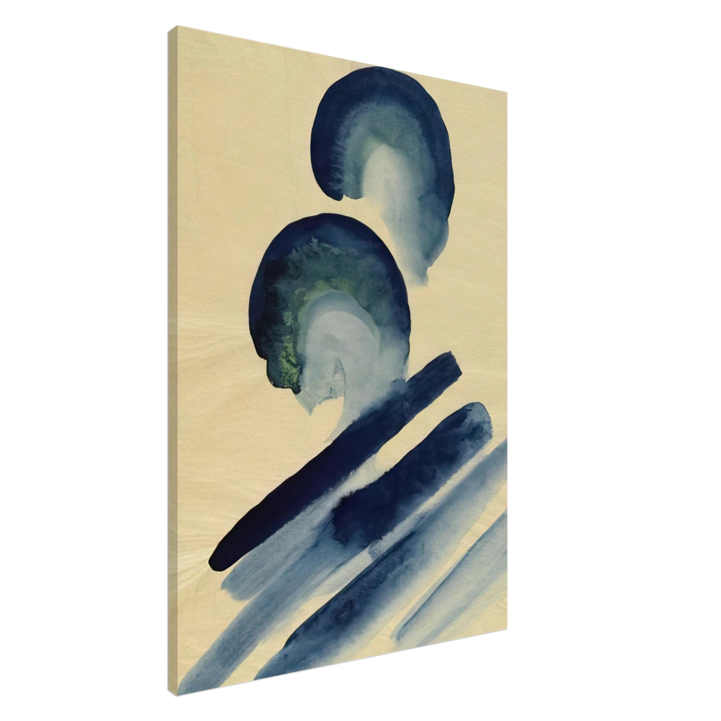 Georgia O'Keeffe - Blue-02 Canvas - 20x30 cm / 8x12 inches-canvas