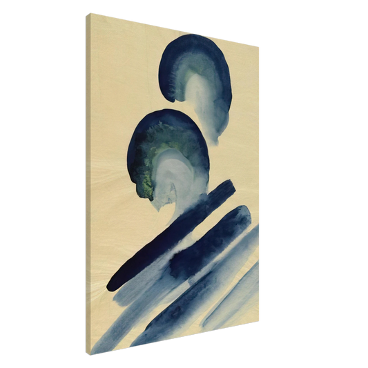 Georgia O'Keeffe - Blue-02 Canvas - 20x30 cm / 8x12 inches-canvas