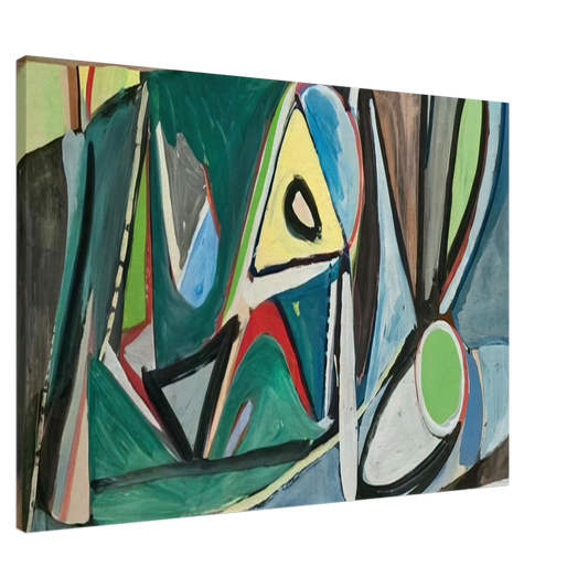 Bram van Velde - Montrouge - 1948 Canvas - 20x30 cm / 8x12 inches-canvas
