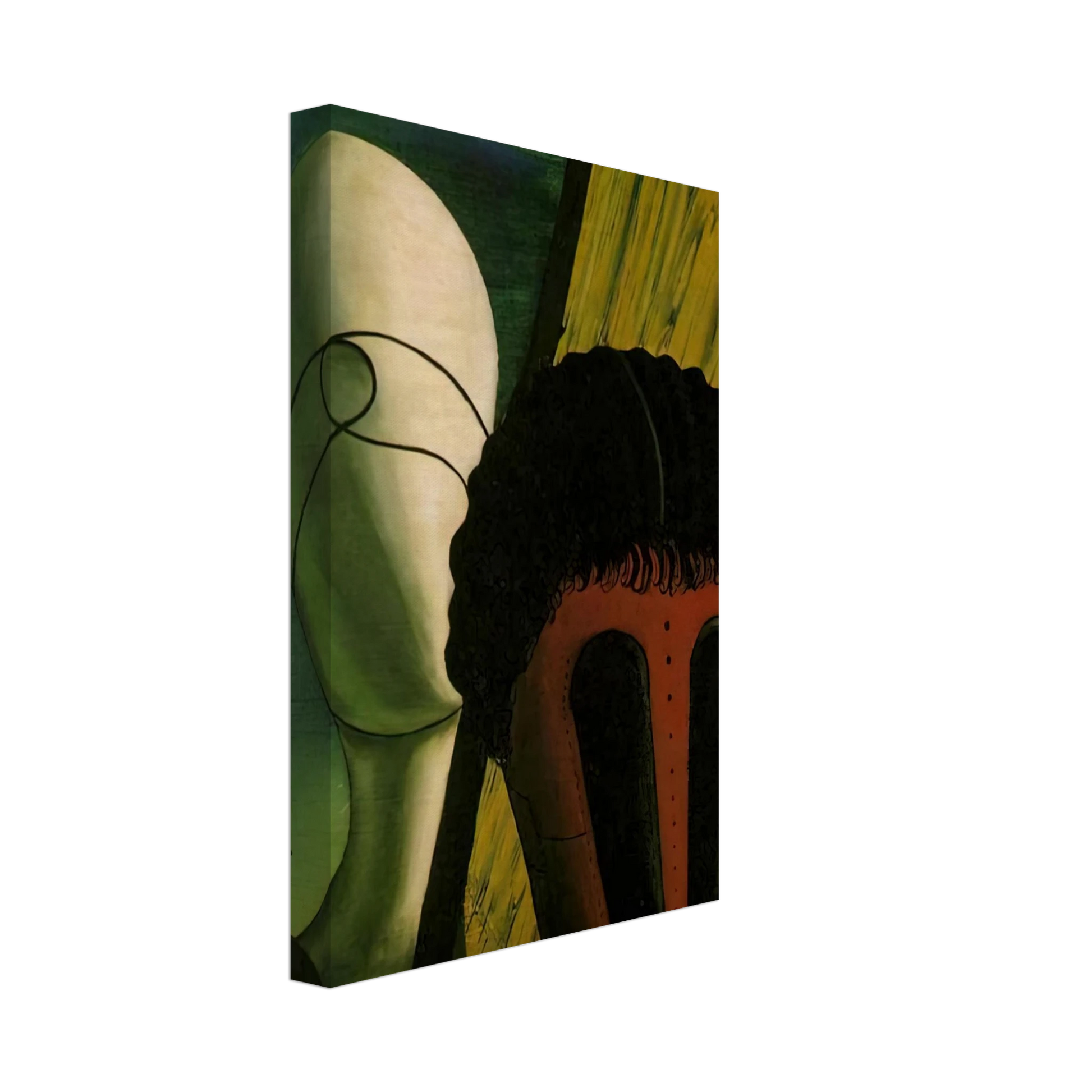 Giorgio de Chirico - TWO HEADS 1918 Canvas - 40x60 cm / 16x24 inches-canvas