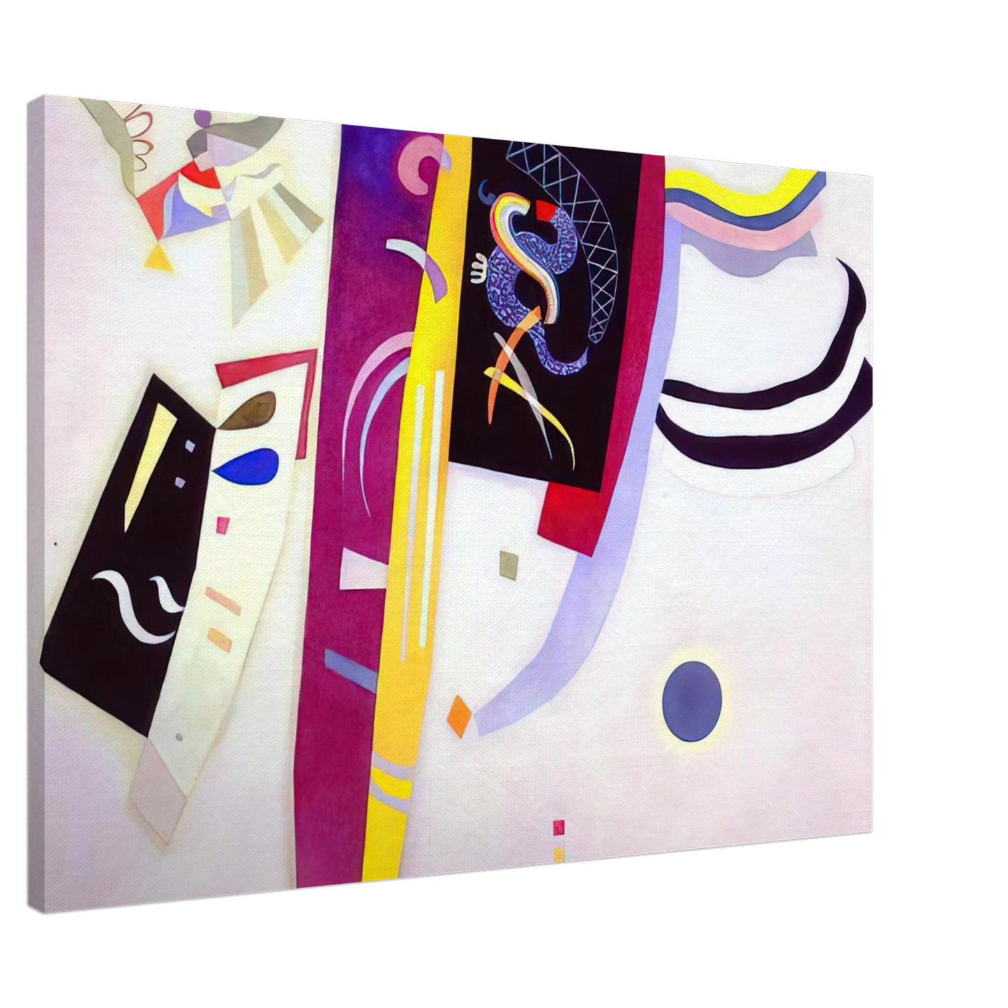 Wassily Kandinsky - ORANGE VIOLET 1935 Canvas - 20x30 cm / 8x12 inches-canvas