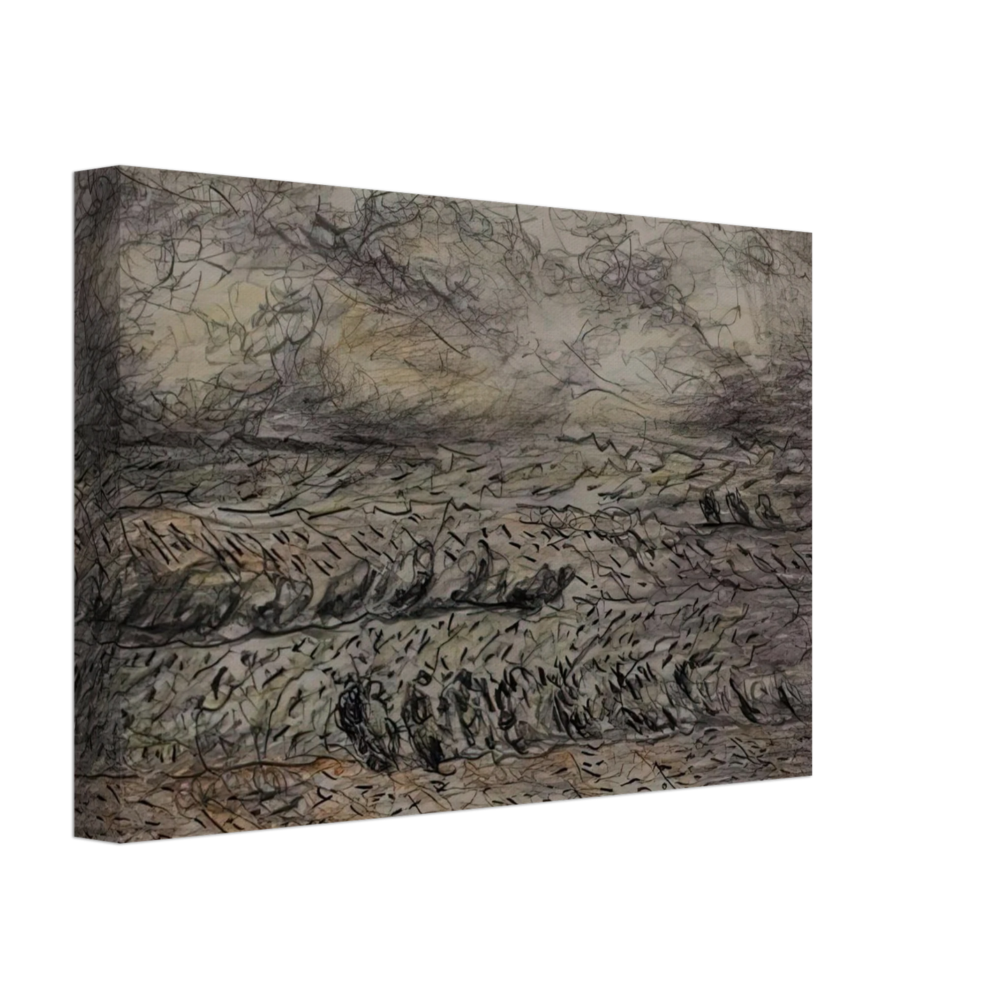 Ivan Albright - NEAR PRAGUE CZECHOSLOVAKIA 1976 Canvas - 70x100 cm / 28x40 inches-canvas