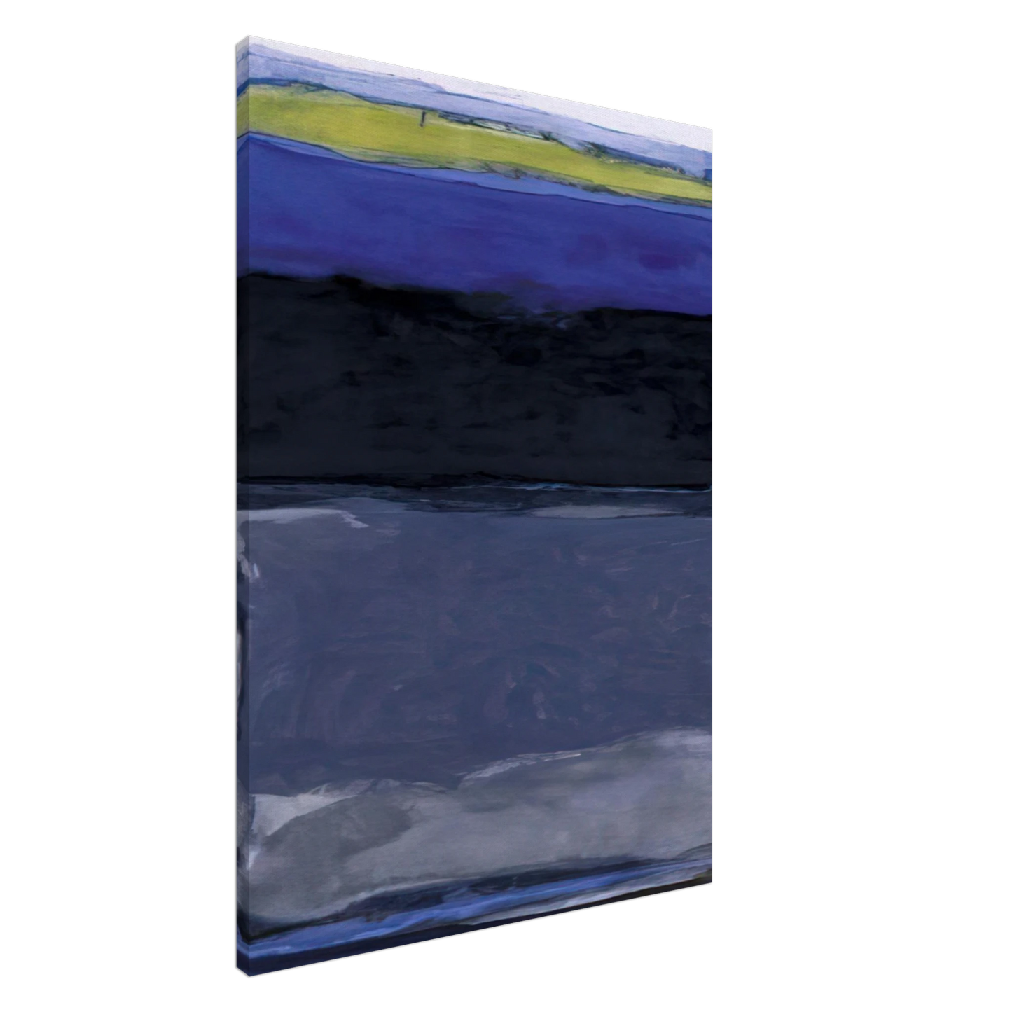 Thomas Downing - Blue Space - 1954 Canvas - 20x30 cm / 8x12 inches-canvas