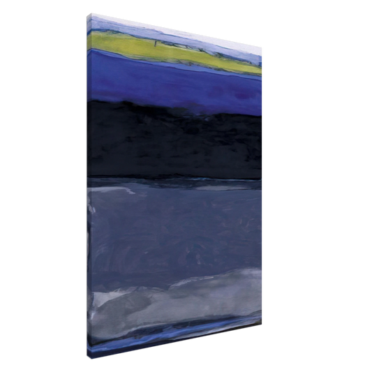 Thomas Downing - Blue Space - 1954 Canvas - 20x30 cm / 8x12 inches-canvas