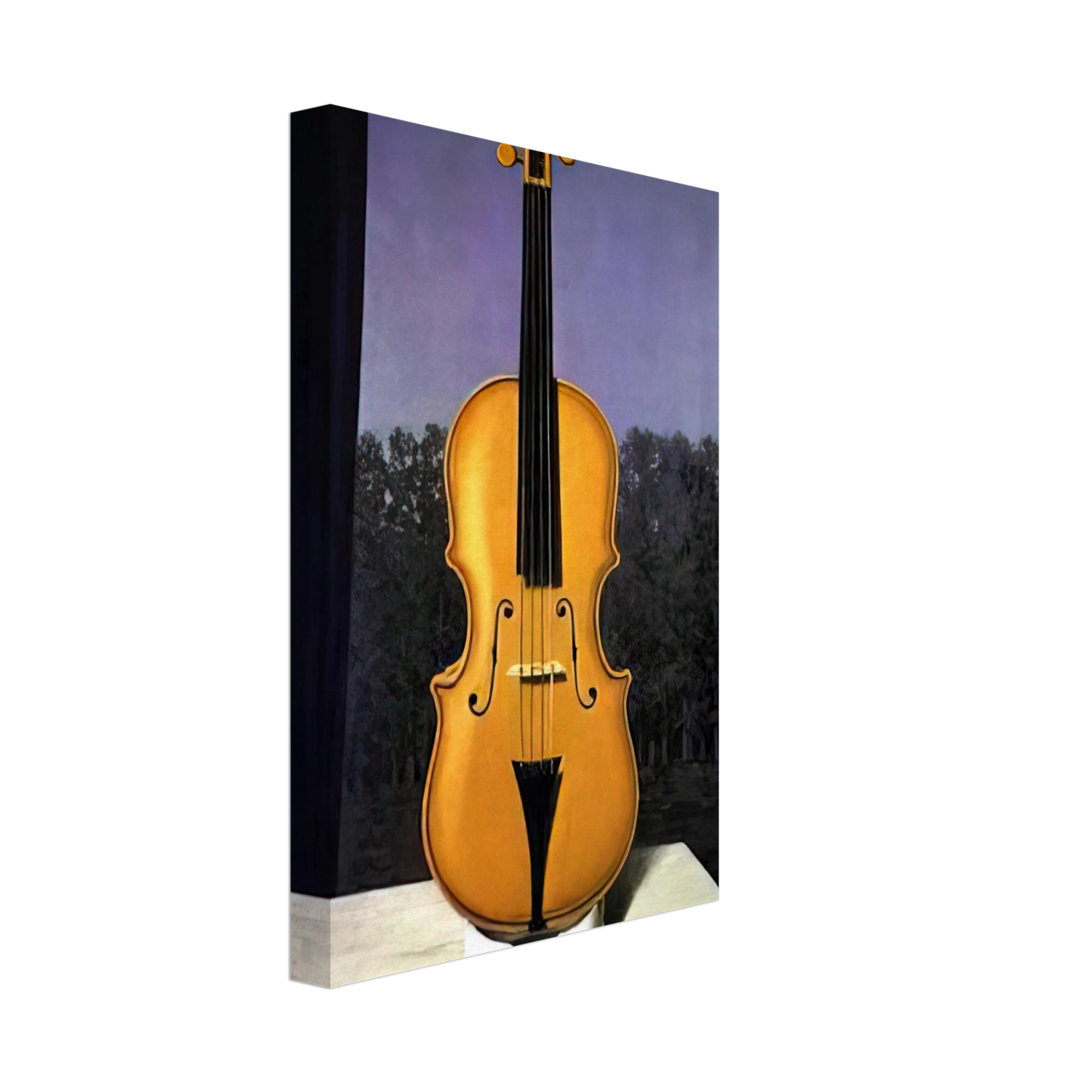 Rene Magritte - A LITTLE OF THE BANDIT S SOUL Canvas - 40x60 cm / 16x24 inches-canvas