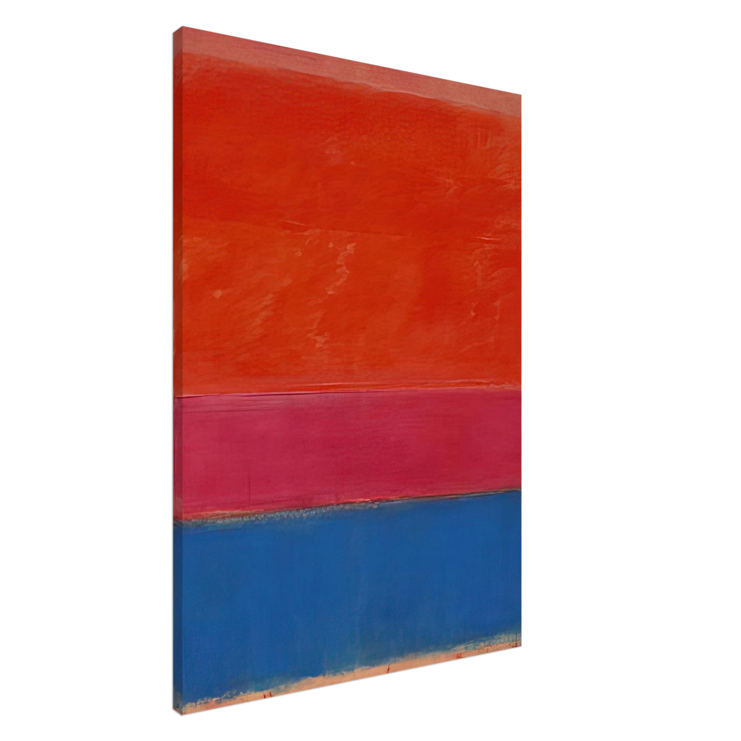 Mark Rothko - No. 1 Royal Red and Blue - 1954 Canvas - 20x30 cm / 8x12 inches-canvas