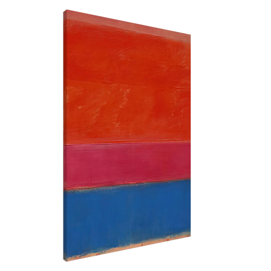 Mark Rothko - No. 1 Royal Red and Blue - 1954 Canvas - 20x30 cm / 8x12 inches-canvas