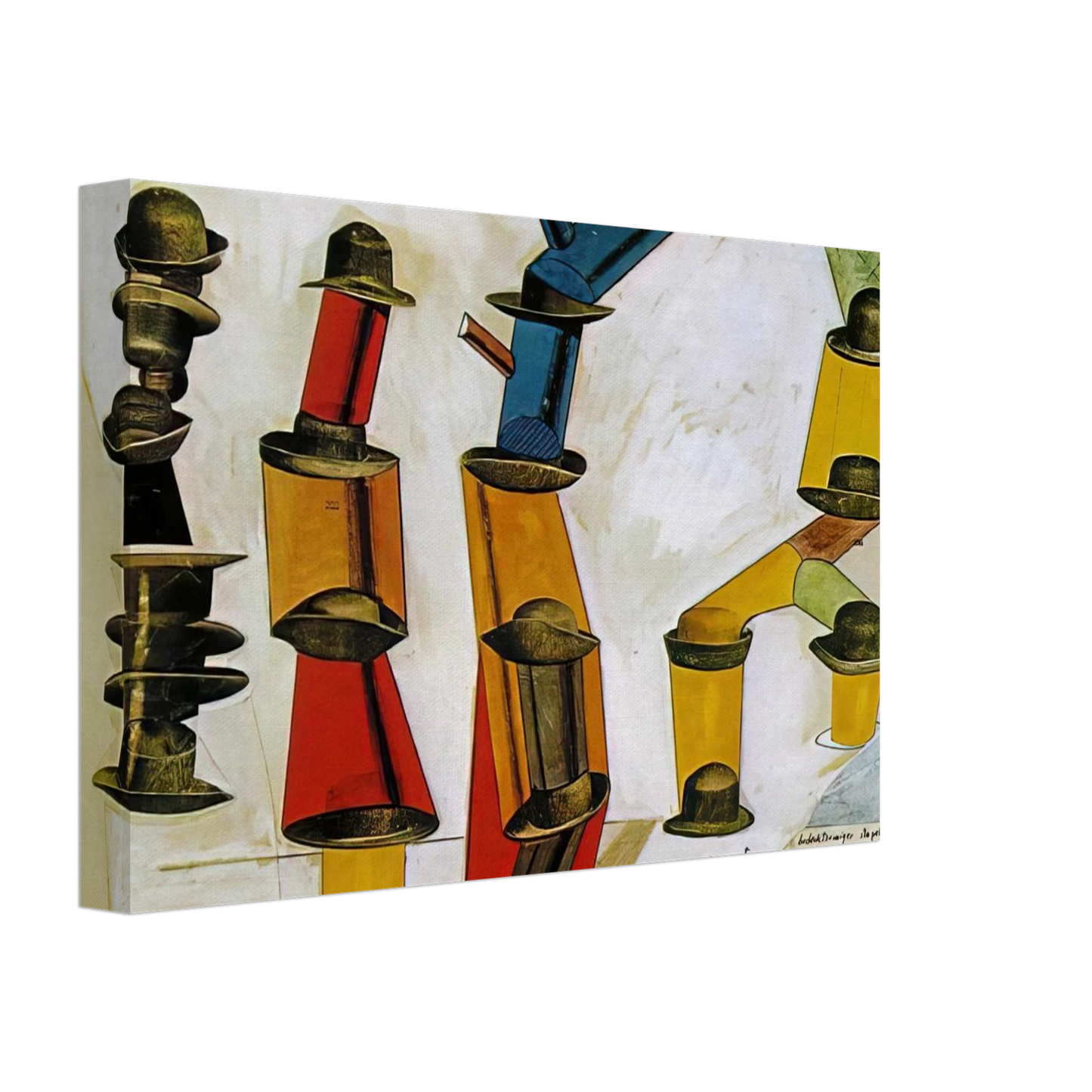 Max Ernst - The hat makes the man Canvas - 70x100 cm / 28x40 inches-canvas