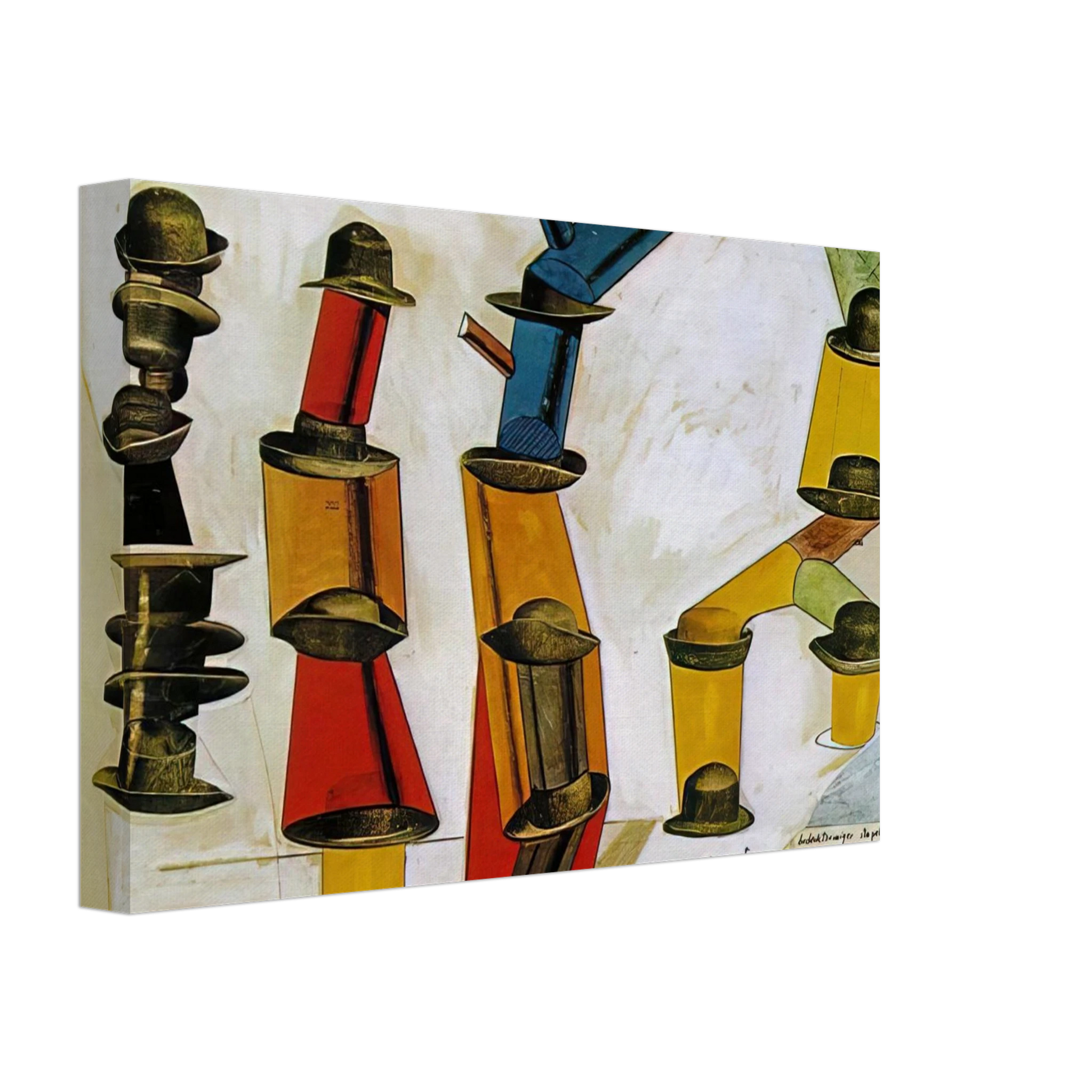 Max Ernst - The hat makes the man Canvas - 70x100 cm / 28x40 inches-canvas