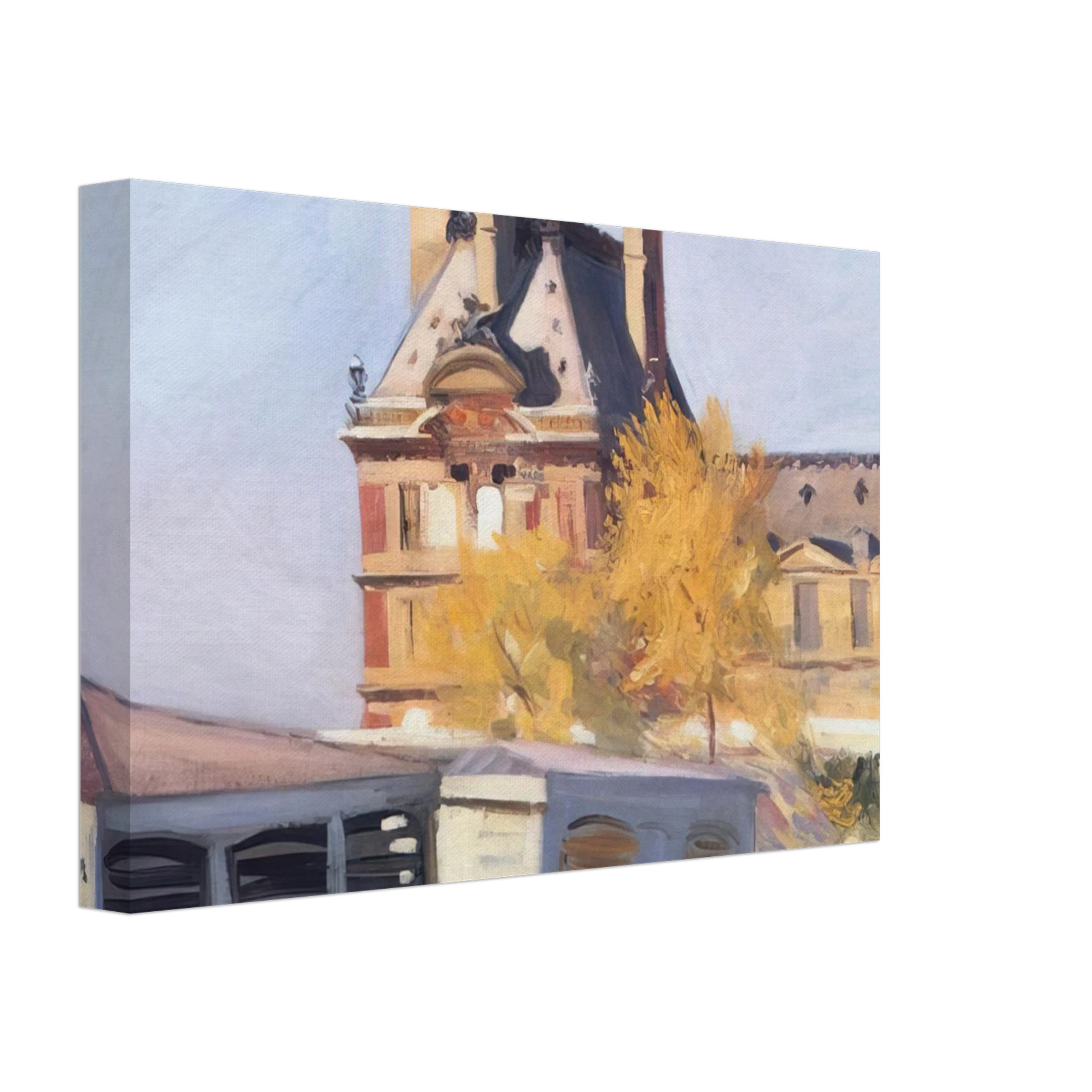Edward Hopper - Le Pavillon de Flore Canvas - 40x60 cm / 16x24 inches-canvas