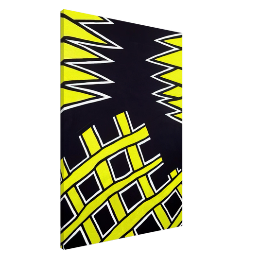 Nicholas Krushenick - Untitled - 1962 Canvas - 20x30 cm / 8x12 inches-canvas