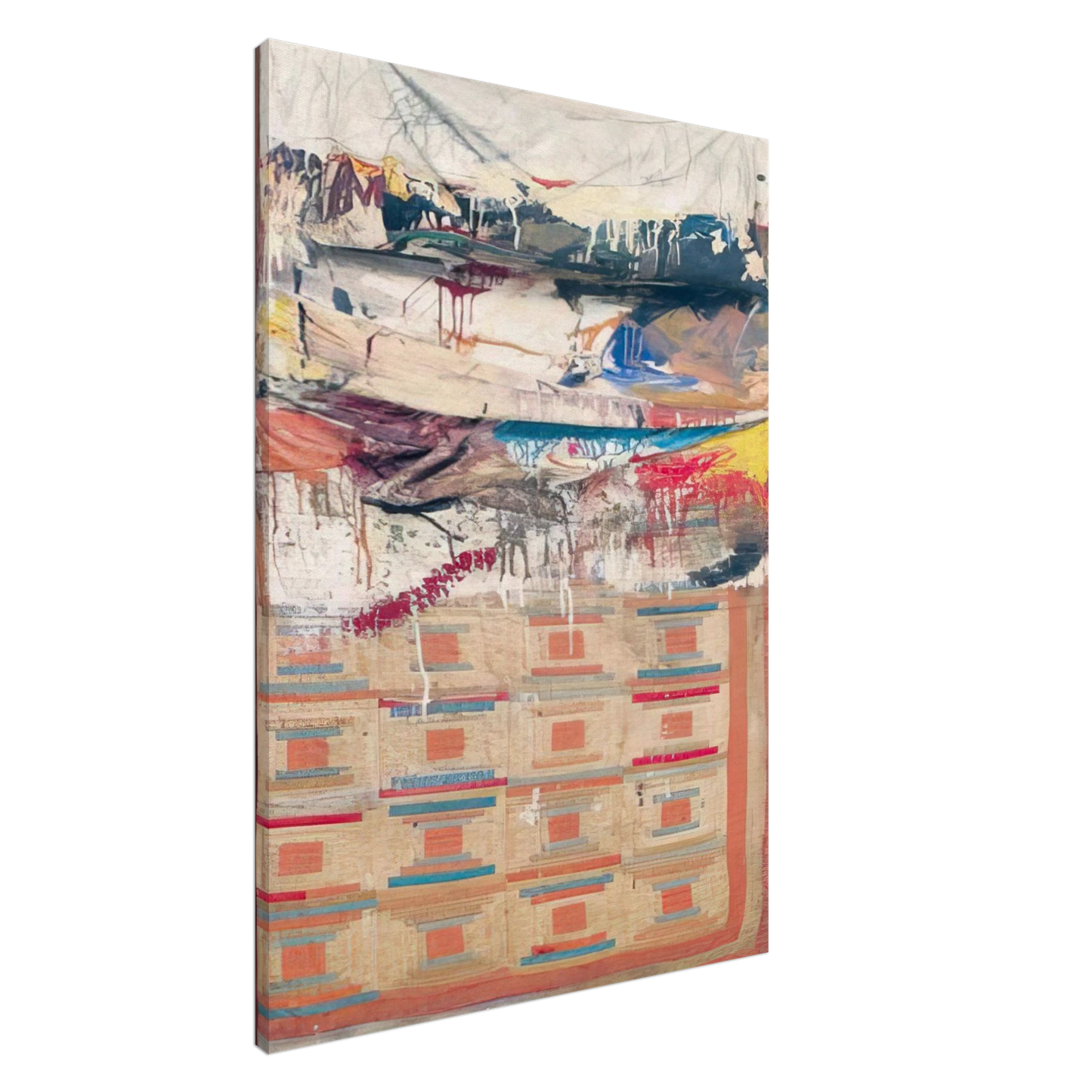 Robert Rauschenberg - BED Canvas - 20x30 cm / 8x12 inches-canvas