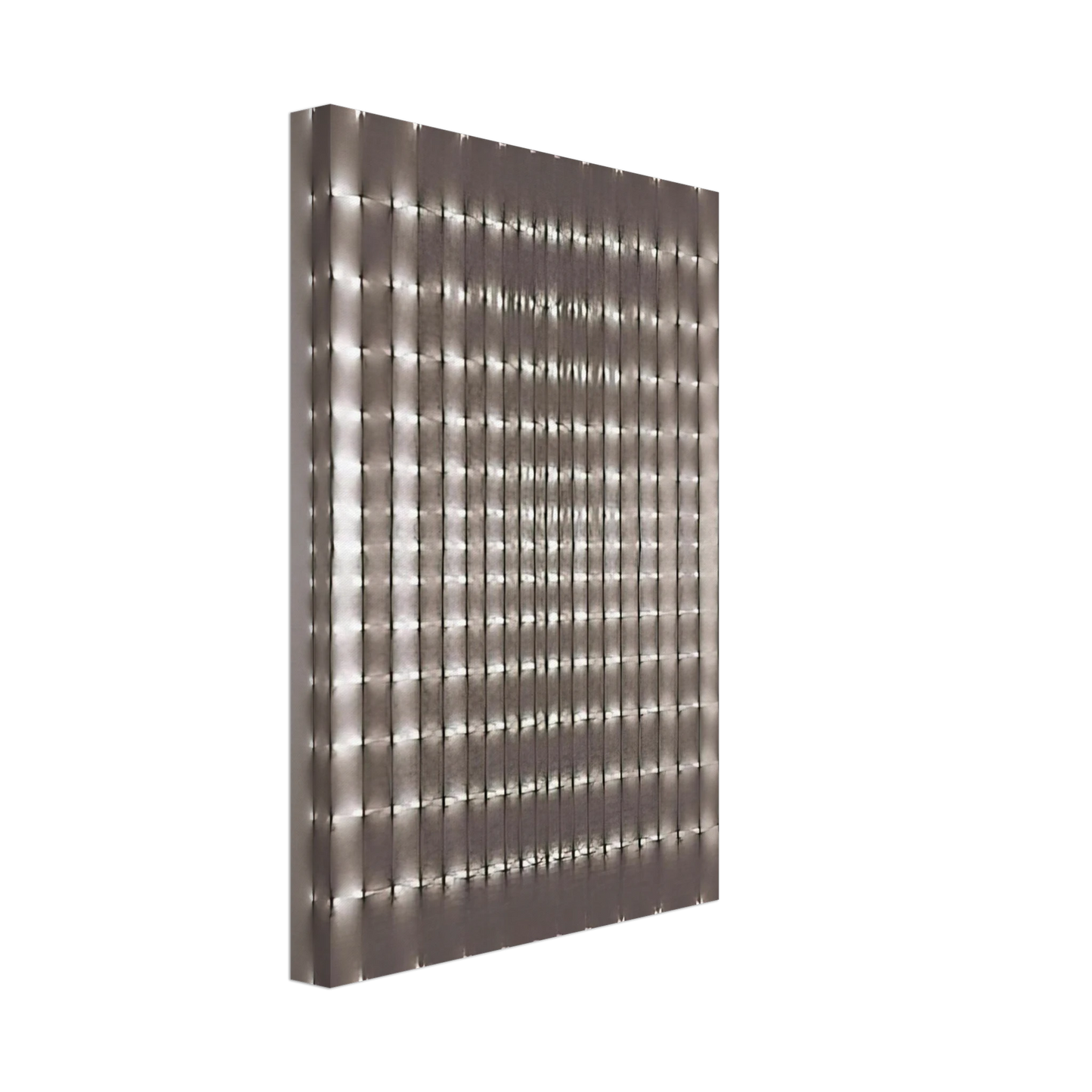 Enrico Castellani - Superficie alluminio - 1969 Canvas - 40x60 cm / 16x24 inches-canvas