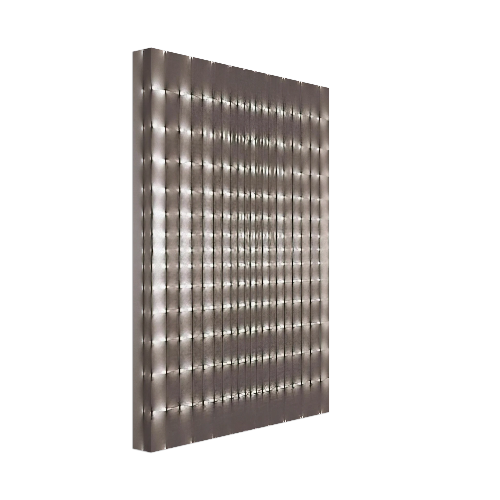 Enrico Castellani - Superficie alluminio - 1969 Canvas - 40x60 cm / 16x24 inches-canvas