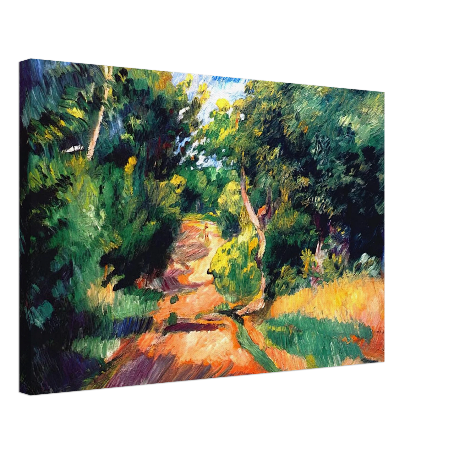 Pierre-Auguste Renoir - Landscape Near Varengeville Canvas - 70x100 cm / 28x40 inches-canvas