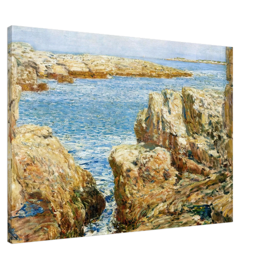 Childe Hassam - Coast Scene, Isles of Shoals Canvas - 20x30 cm / 8x12 inches-canvas