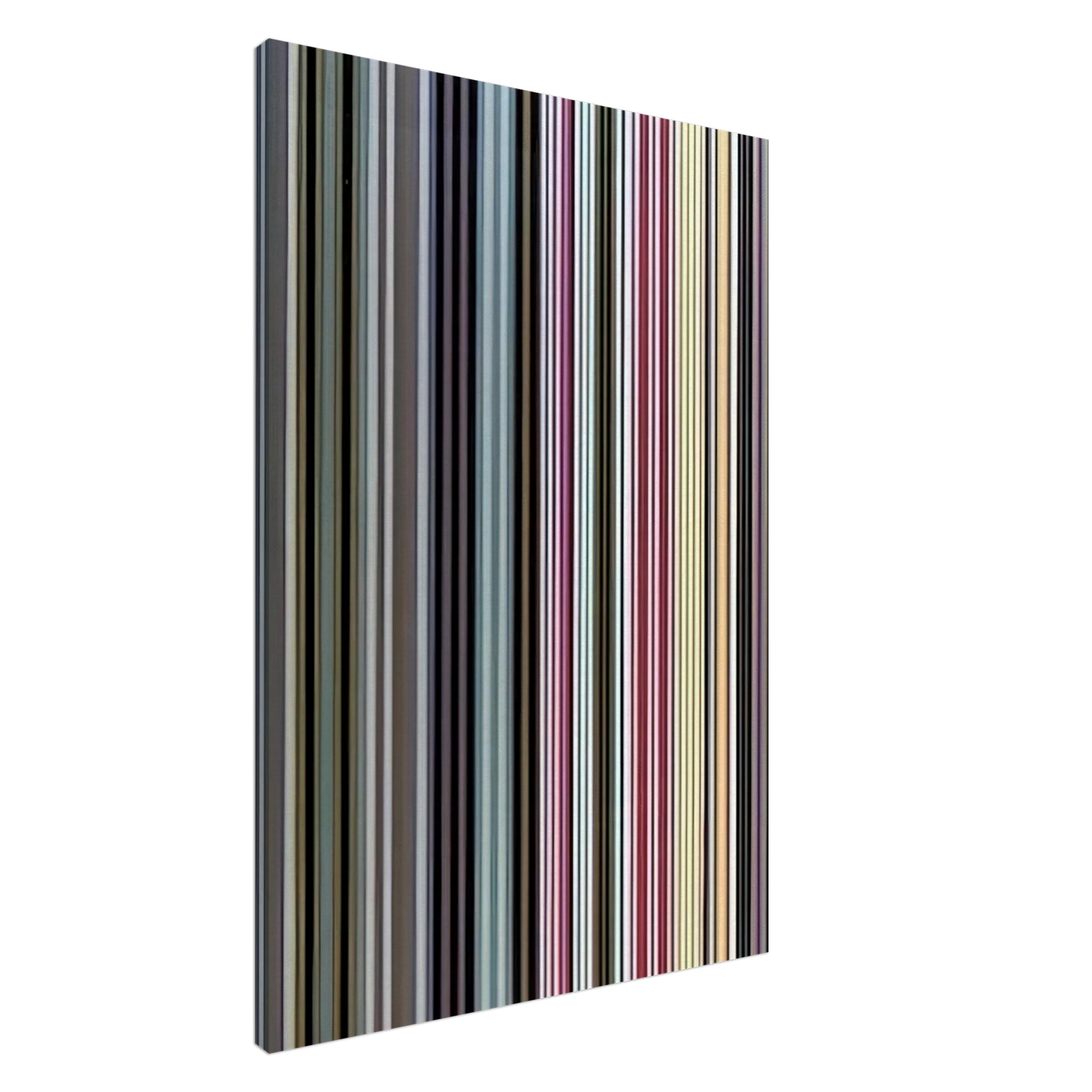 Gene Davis - Black Dahlia - 1971 Canvas - 20x30 cm / 8x12 inches-canvas