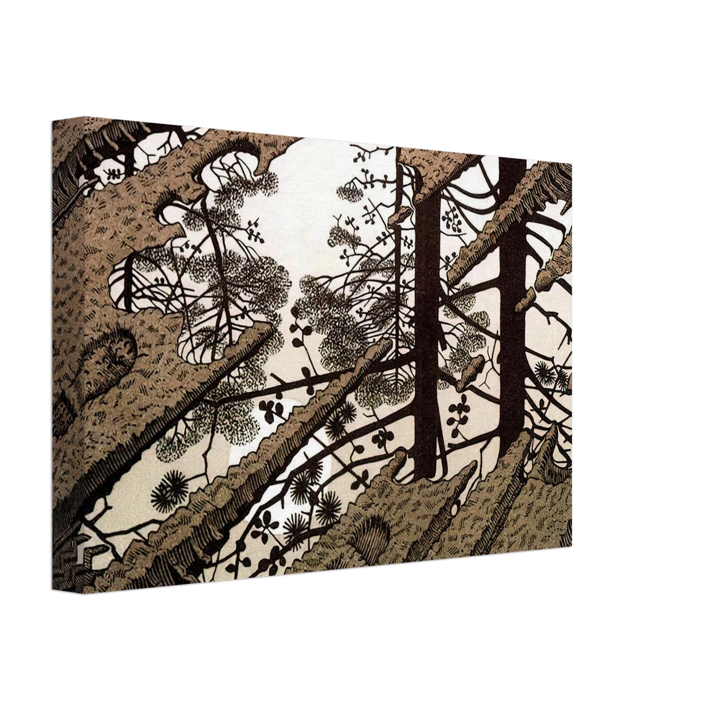 MC Escher - PUDDLE Canvas - 70x100 cm / 28x40 inches-canvas
