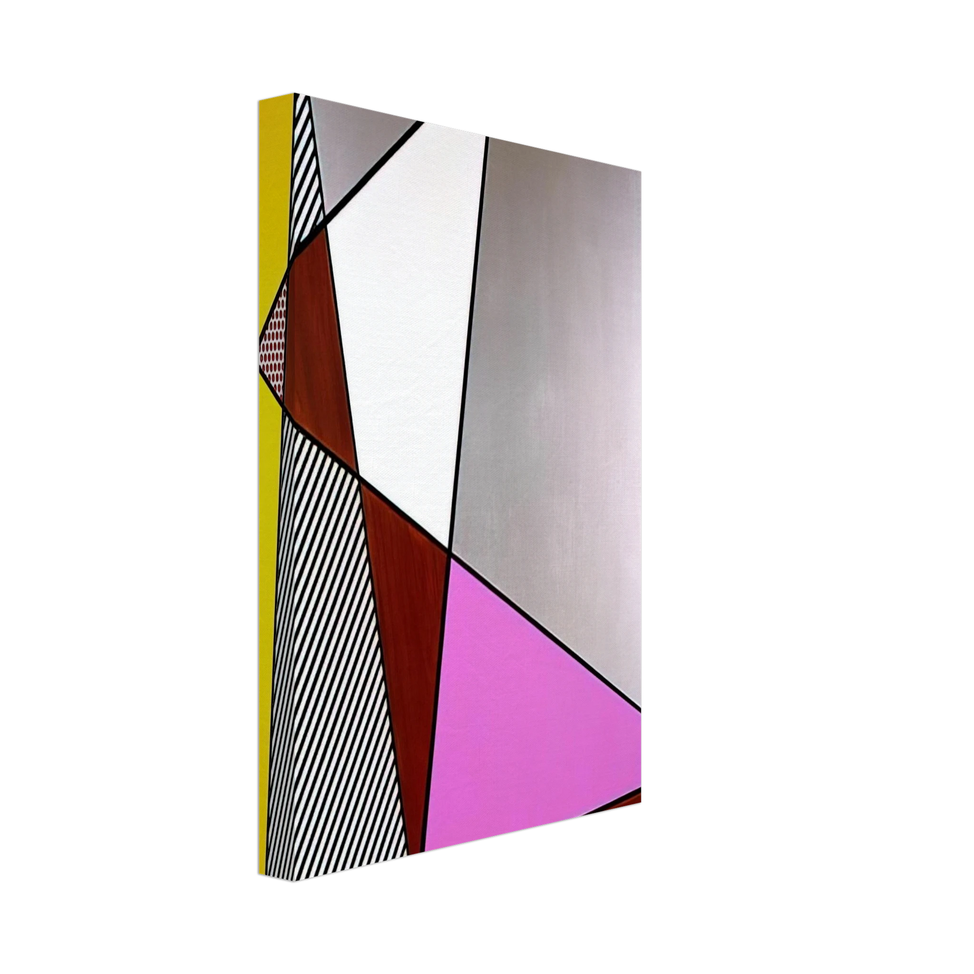 Roy Lichtenstein - IMPERFECT PAINTING 1986 Canvas - 40x60 cm / 16x24 inches-canvas