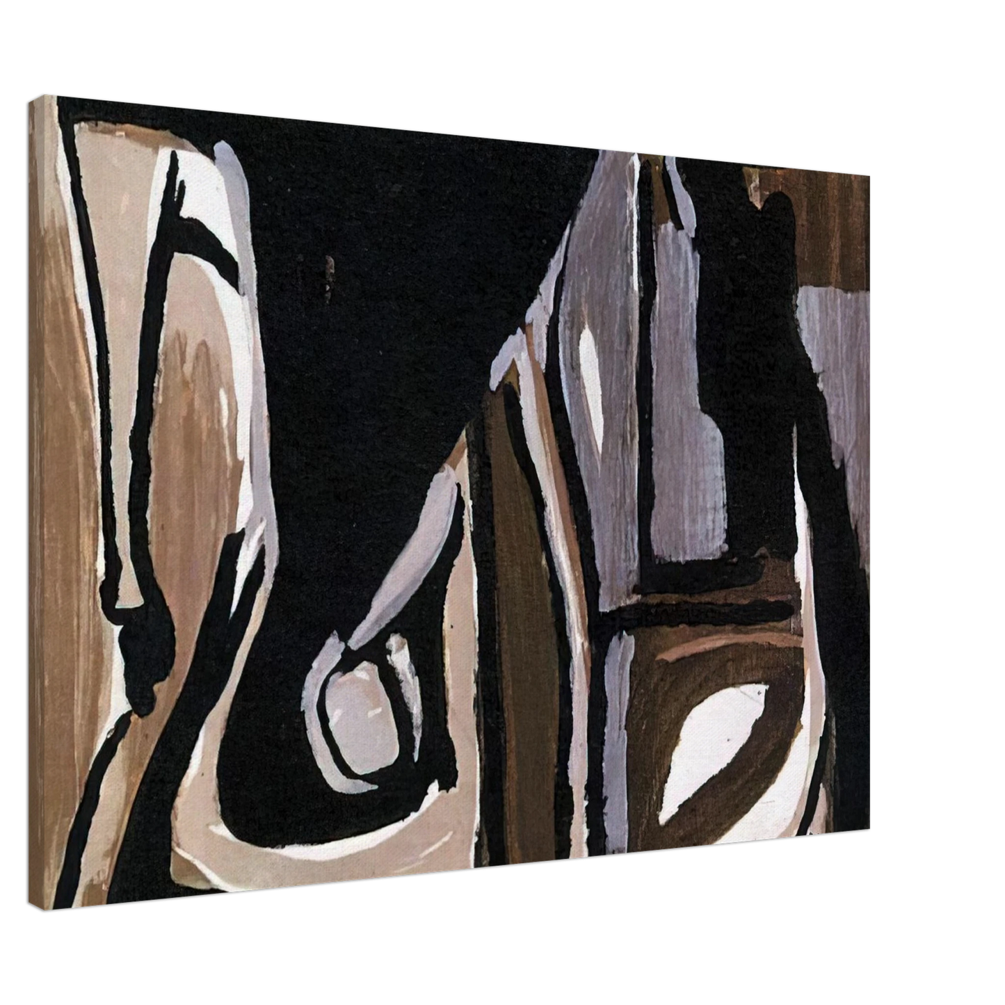 Bram van Velde - Nocturne - 1981 Canvas - 20x30 cm / 8x12 inches-canvas