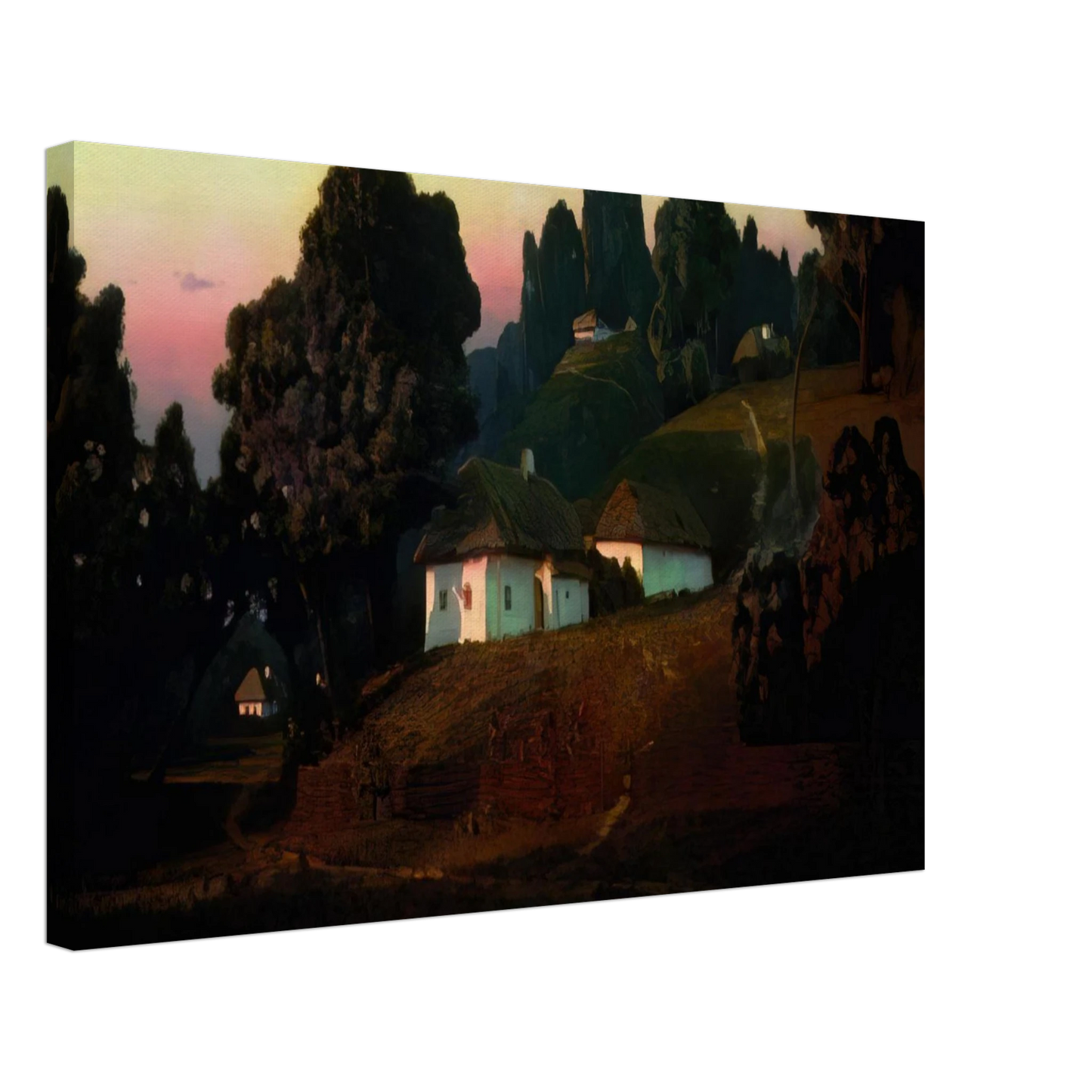 Arkhyp Kuindzhi - Evening in Ukraine Canvas - 40x60 cm / 16x24 inches-canvas