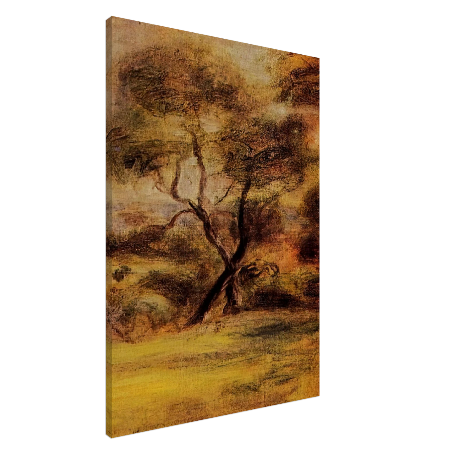 Pierre-Auguste Renoir - A Walk by the Sea Canvas - 20x30 cm / 8x12 inches-canvas