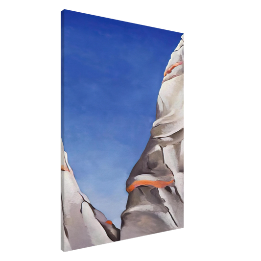 Georgia O'Keeffe - Blue Sky Canvas - 20x30 cm / 8x12 inches-canvas