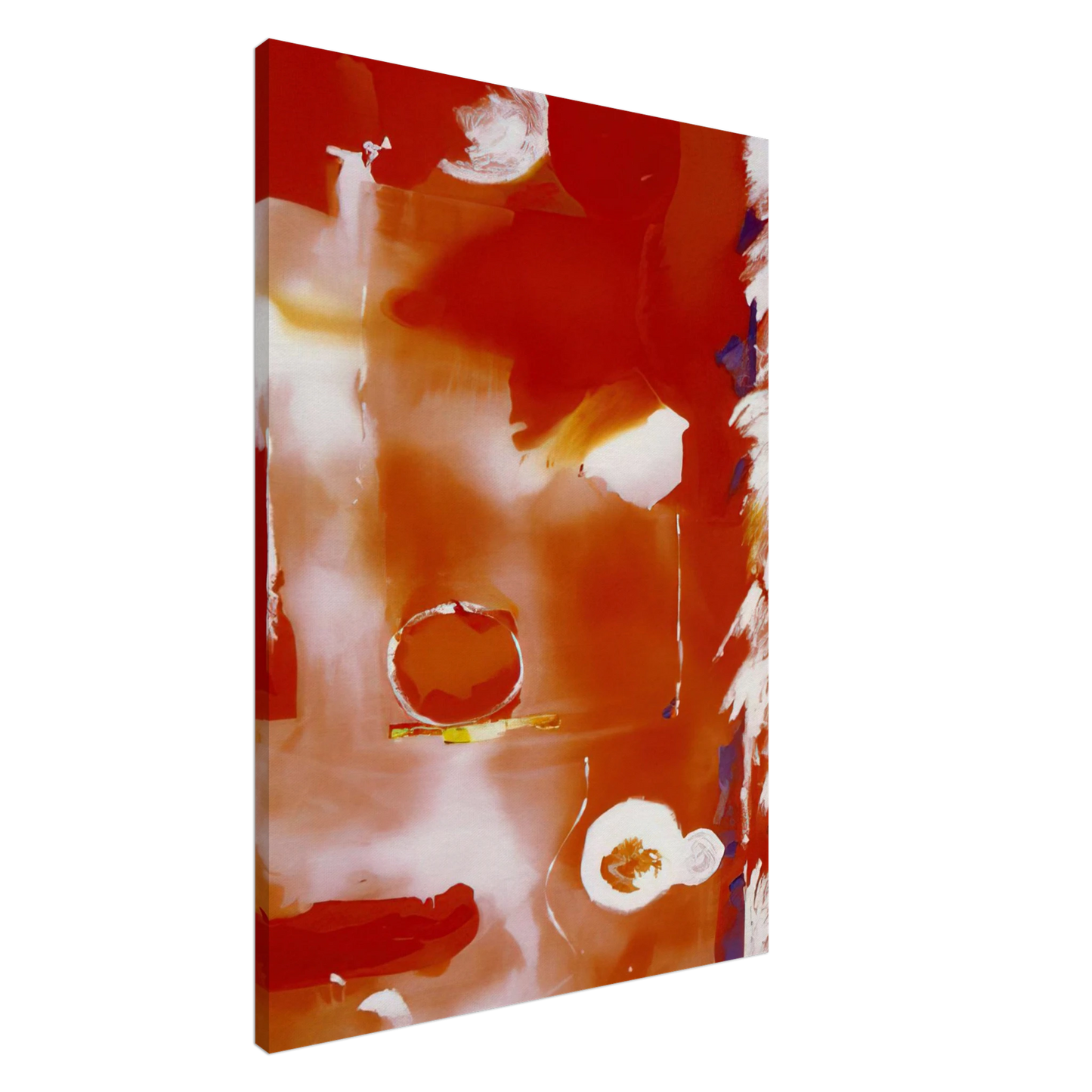 Helen Frankenthaler - Seeing the Moon on a Hot Summer Day - 1987 Canvas - 20x30 cm / 8x12 inches-canvas