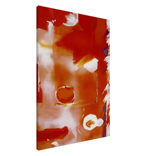 Helen Frankenthaler - Seeing the Moon on a Hot Summer Day - 1987 Canvas - 20x30 cm / 8x12 inches-canvas