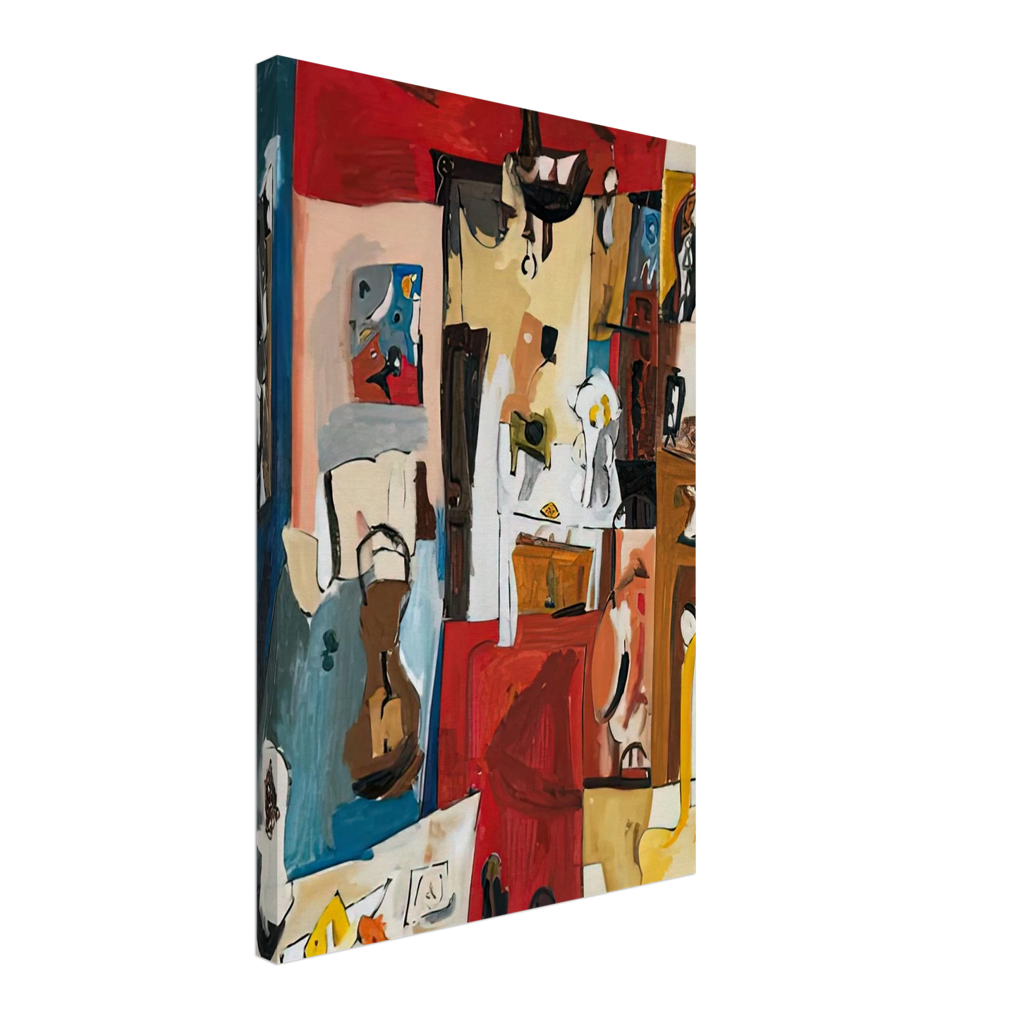 Helen Frankenthaler - 21st Street Studio, 1950- Canvas - 70x100 cm / 28x40 inches-canvas