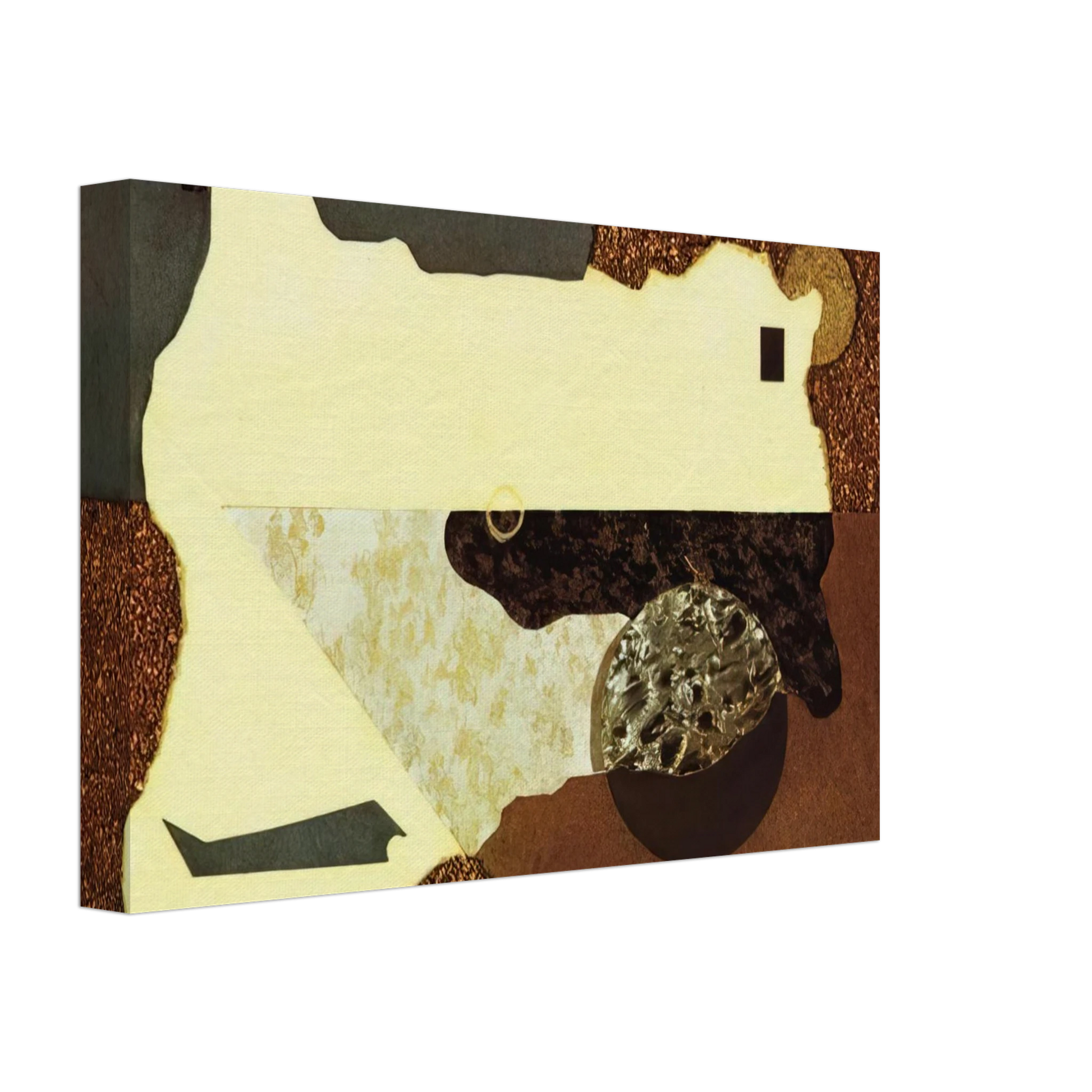 Enrico Prampolini - INTERVISTA CON LA MATERIA 1930 Canvas - 70x100 cm / 28x40 inches-canvas