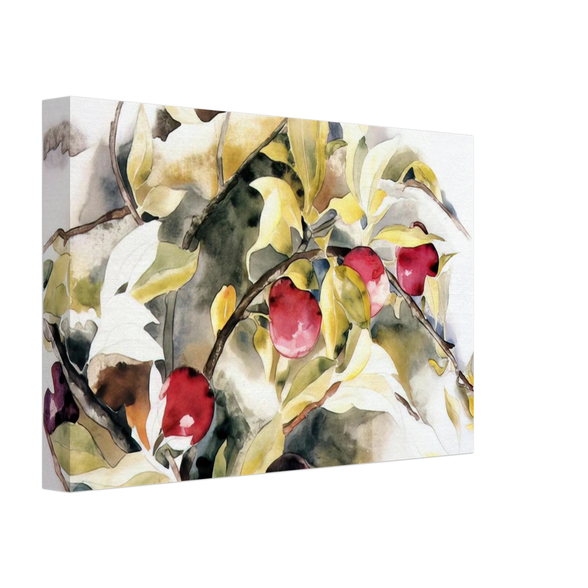 Charles Demuth - Plums - 1925 Canvas - 40x60 cm / 16x24 inches-canvas