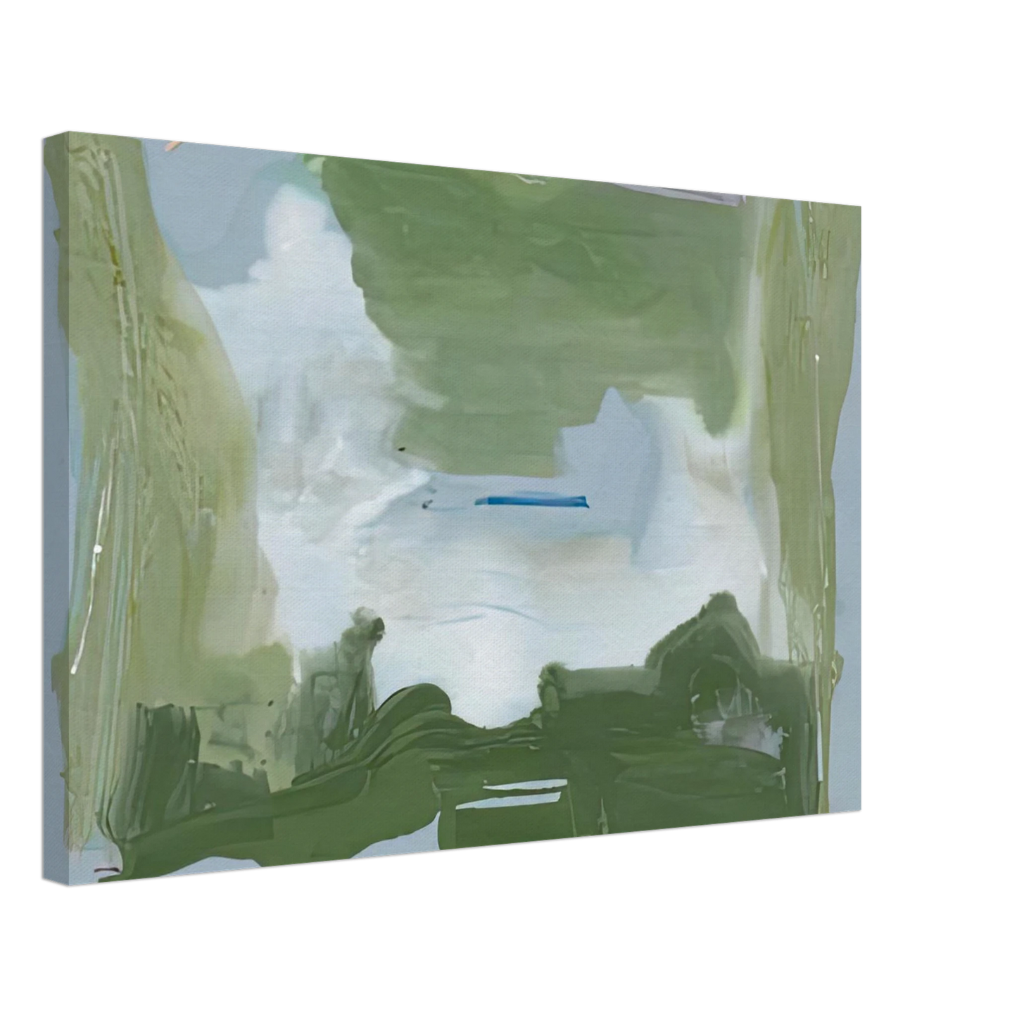 Helen Frankenthaler - Lush Spring, 1975- Canvas - 70x100 cm / 28x40 inches-canvas